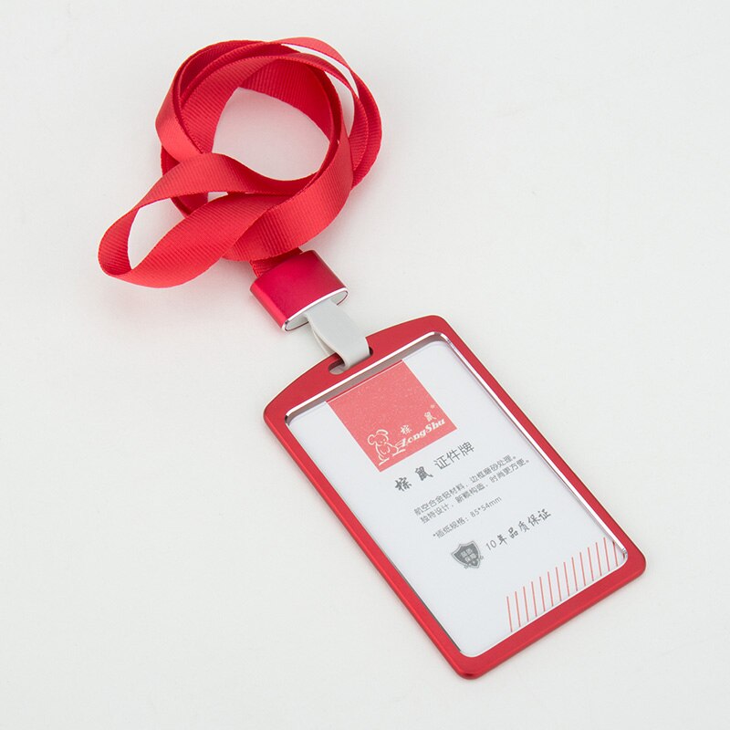 ZONGSHU Medium Luftfahrt Aluminium Legierung Schreiber Id Karte Halter Multi Bunte Aussteller Woker Identifikation Name Karte Abzeichen Abdeckung