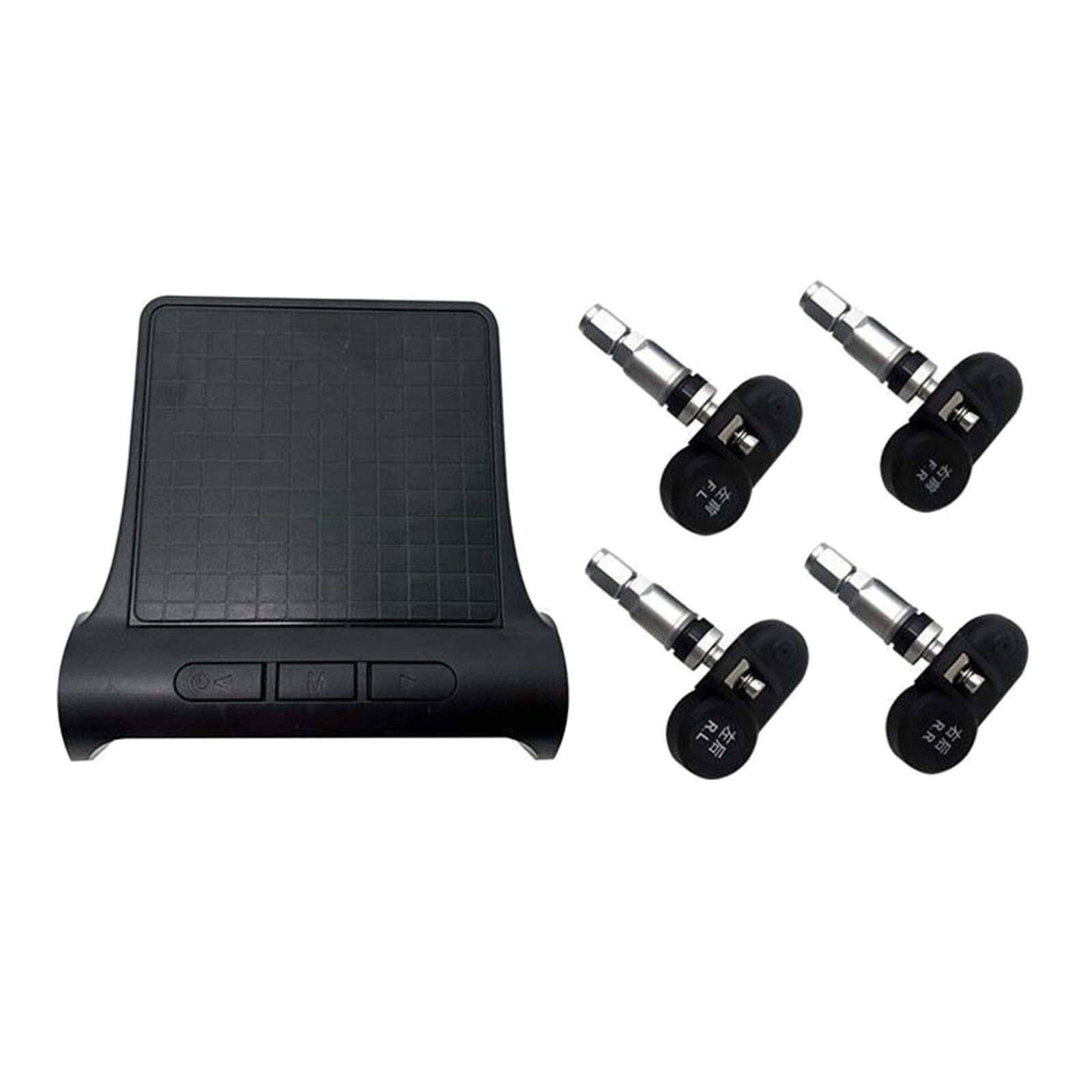 TPMS Car Tire Pressure Monitoring System-LCD Screen Alarm Modes with 4 External Tpms Sensor TD1
