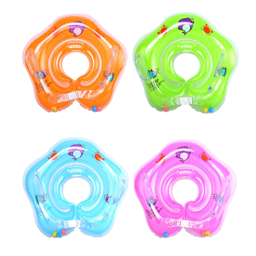 Natation bébé piscines accessoires bébé anneau gonflable bébé cou roues gonflables pour -nés bain cercle sécurité cou flotteur #10