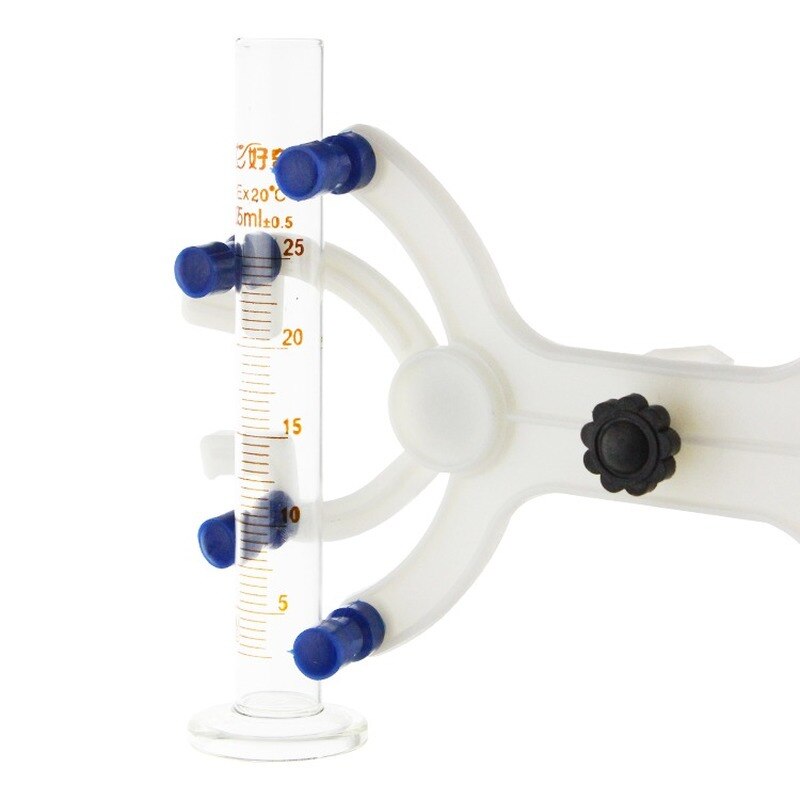 5 stk/plast bilateral burette klemme sommerfugl klip titrerings klip burette special klip kemi undervisningsinstrument