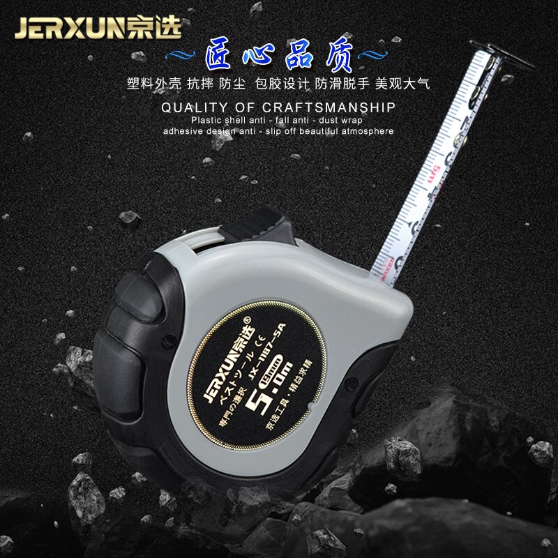 JERXUN taśma stalowa o wysokiej precyzji środek lubań Feng Shui skrzynka linijka wodoodporna linijka pomiarowa zasada stolarza