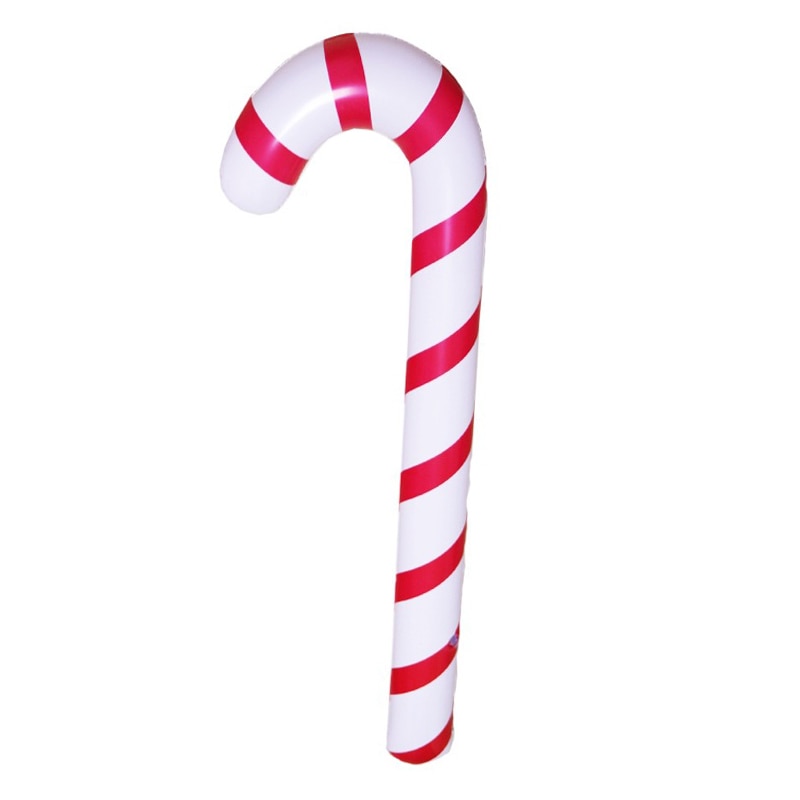 one piece INS Inflatable Christmas Crutches Christmas PVC Atmosphere Active Interactive Props