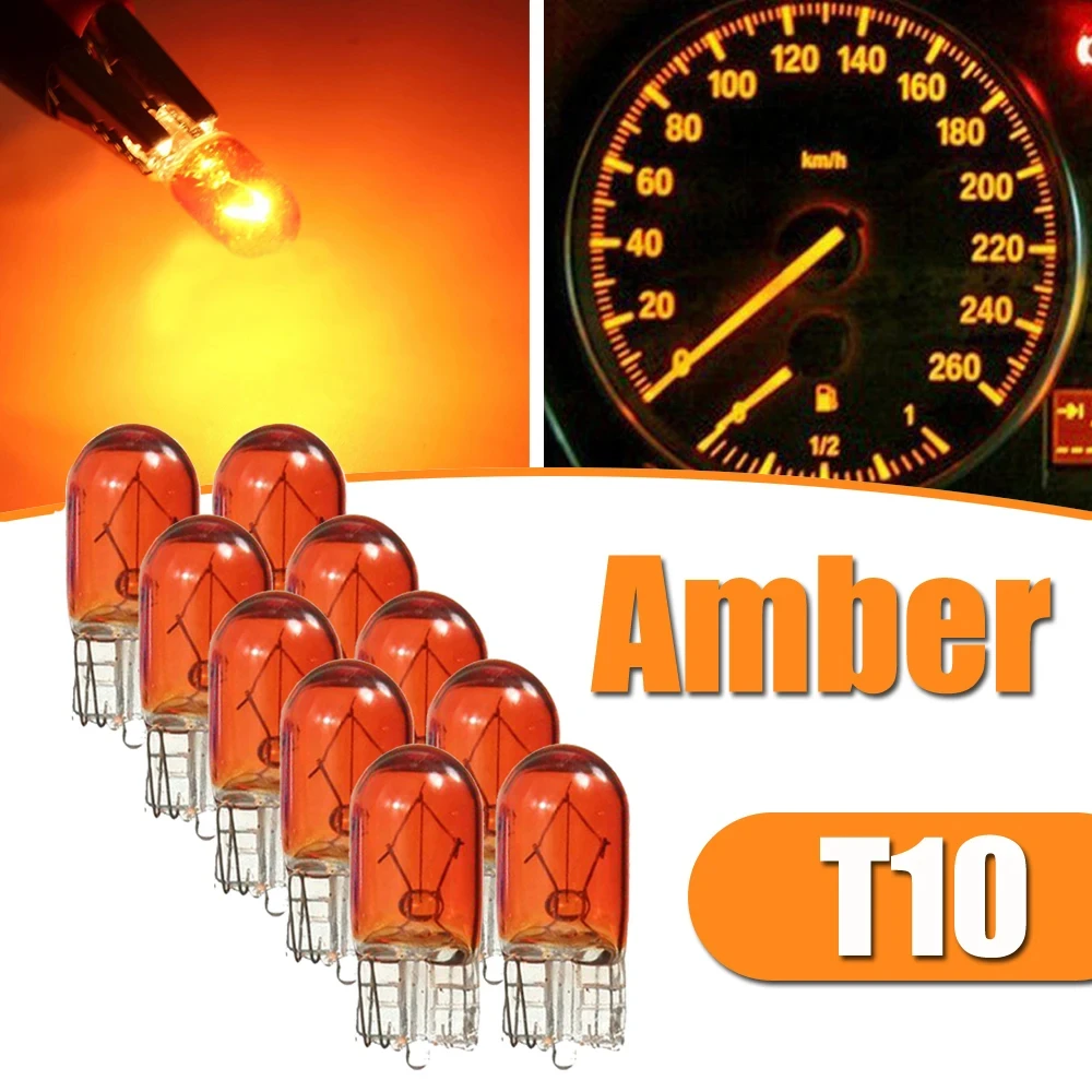 10 Stücke Auto T10 Halogen 3 Watt 194 158 Keile 12 V Autolampe Weiße Glühbirnen Instrumentenlicht Leselampen Umrisslampe Autozubehör: Tiefe Blau