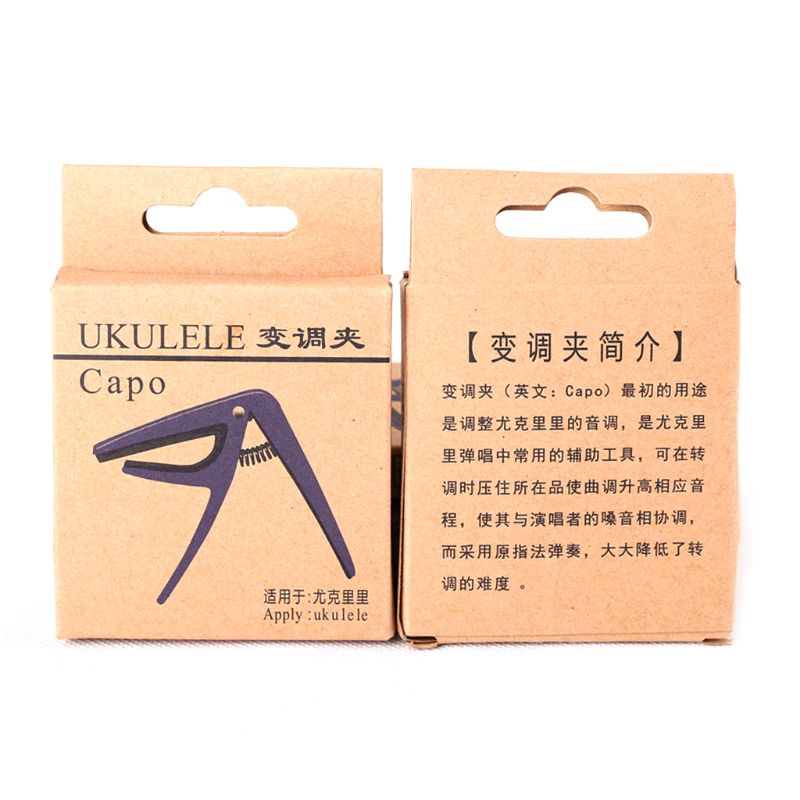Ukulele Capo 4 Strings Guitar Capos Single-handed Quick Change Ukelele Capo Guitar Parts &amp; Accessories