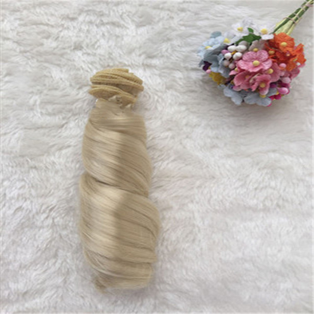 15*100cm Extension Doll Wigs Hair Toy Natural Color Curly Doll Hair for Dolls Wigs Accessories Handmade Clothing Doll Wigs: E