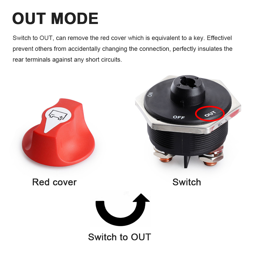 50a 100a 200a 300a interruptor de bateria de carro dc 32v desconexo isolador de energia cortar kit de interruptor de rally para carro motocicleta caminhão barco