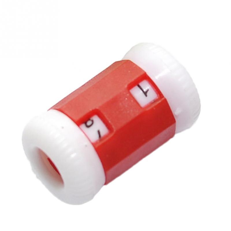 L Size Mini Plastic Knitting Manual Row Counter Stitch Marker Tally