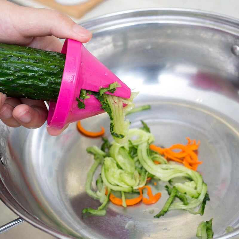 Kitchen Tools Groente Fruit Multifunctionele Spiraal Shredder Dunschiller Handleiding Aardappel Wortel Radijs Draaiende Shredder Rasp