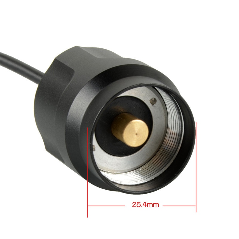 Remote Pressure Switch Flashlight Rat Tail Switch For C8 Q5/R5/T6 LED Torch Best Without Flashlight