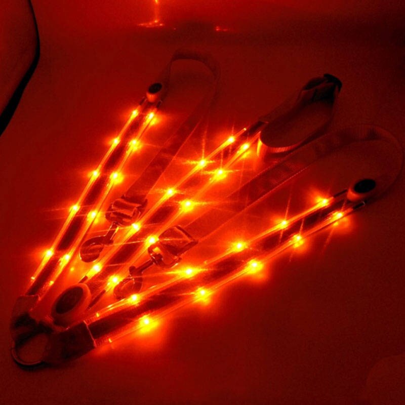 LED Horse Halters Chest Strap Horse Riding Equipment Night Visible Horse Bridle Halter Safety Gear in Night Equipment for Horse: Orange