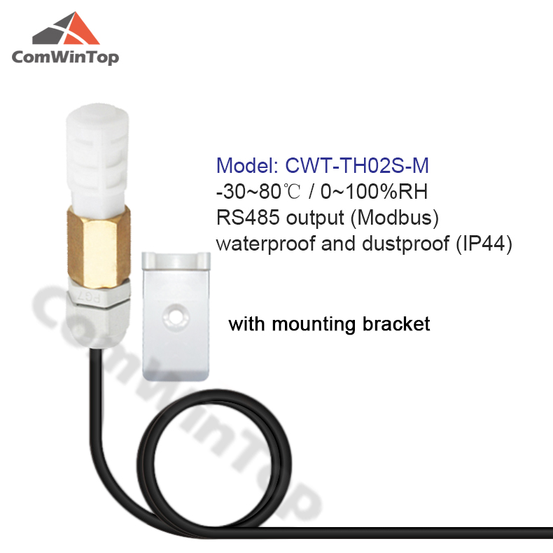 RS485 Modbus Water Proof Temperature Humidity Sensor Probe: Gold
