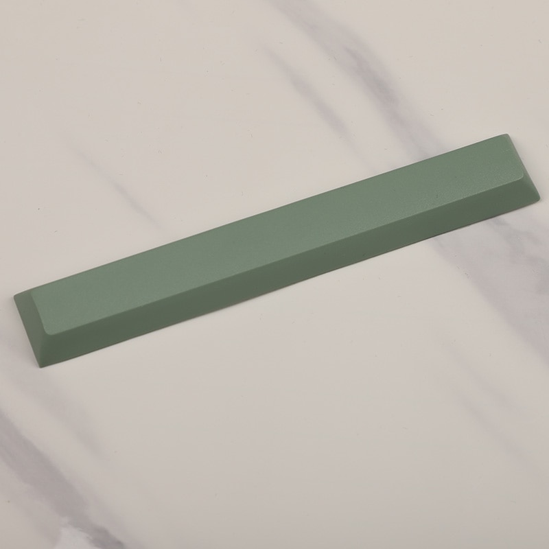 DSA height 6.25X space key cap PBT material six-hole chrysanthemum mx cross chrysanthemum mouth mechanical keyboard keycap: Dark green