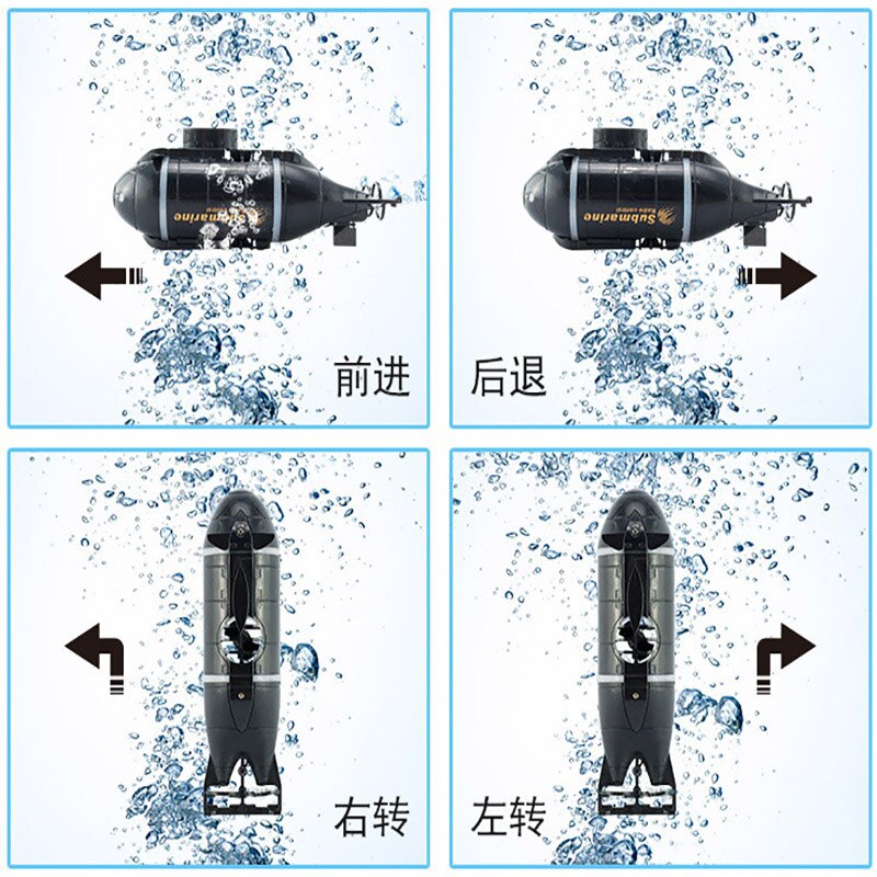 Mini drahtlose fernbedienung U-Boot Tauchen Schwimm 40 MHz Fernbedienung Radio Kontrolle Boote Modell Spielzeug Fisch Torpedo freundlicher Wasser Spielzeug