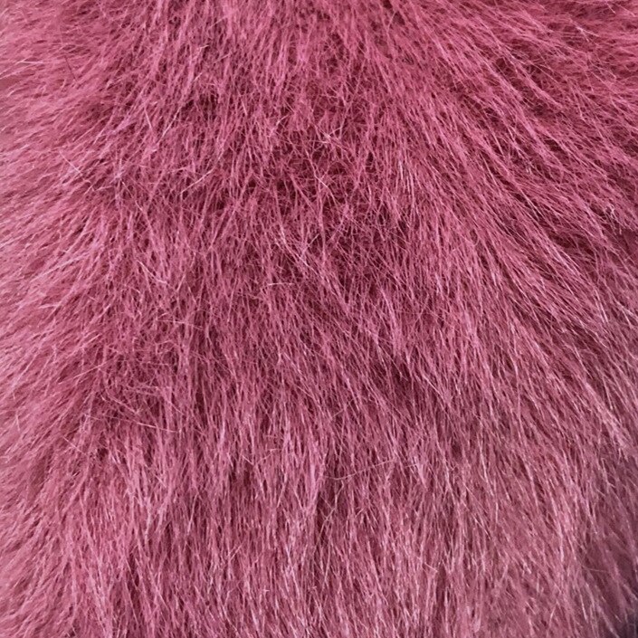 160Cm Breedte Faux Amerikaanse Nerts Bont Stof Voor Patchwork Naaien Materiaal Kledingstuk Diy Home Decoratie: 11 Rose