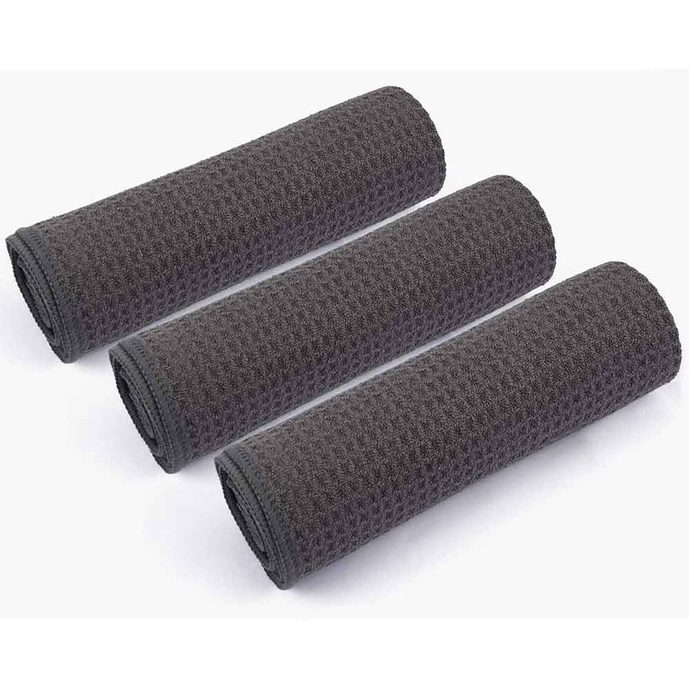 SUNLAND Microfiber Sports Workout Gym Towels Fitness Sweat Towels For Men Women Lightweight Fast Drying 3 Pack 16Inx32In
