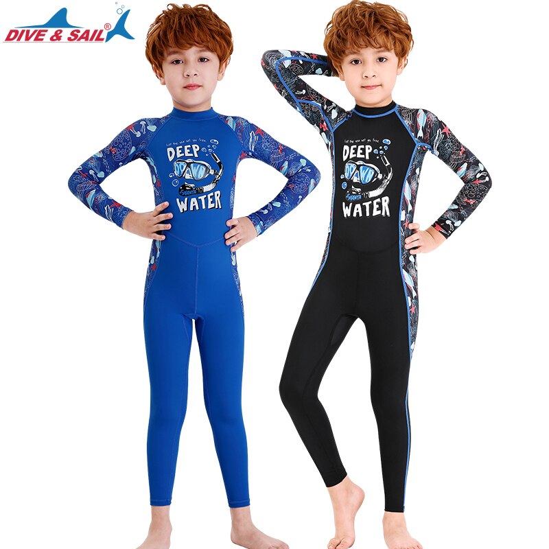 Kids Diving Wetsuit One-piece Child Youth Scuba Dive Suit Jumpsuit