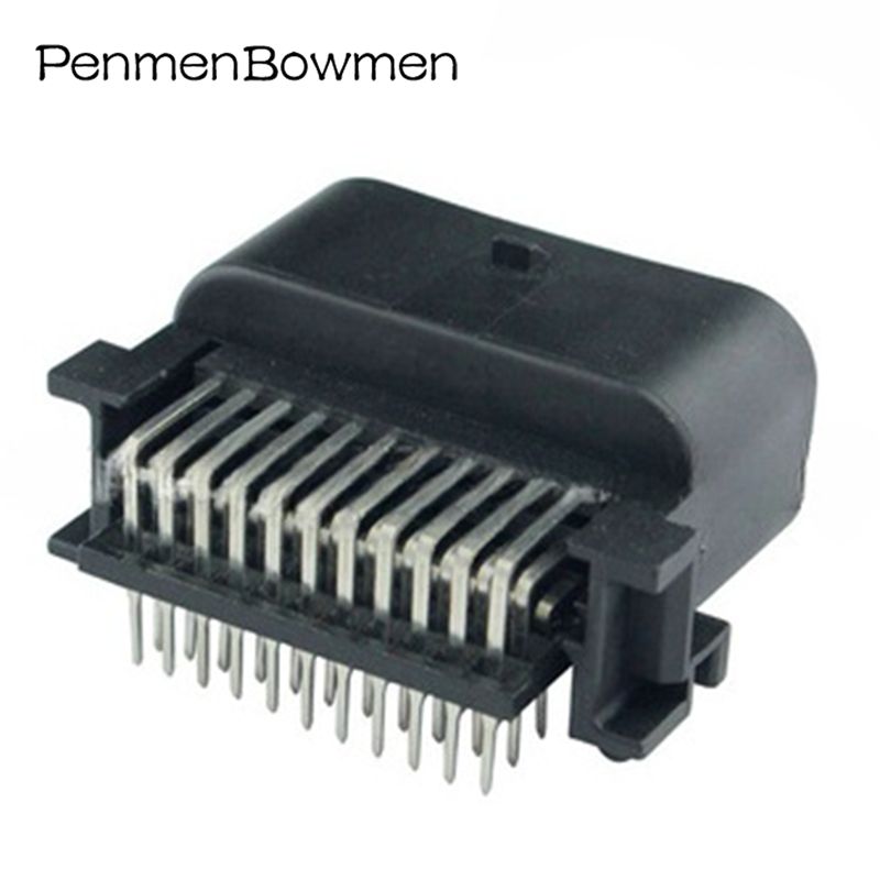 1 Pc 33 Pin 0.6Mm Auto Ecu Lage Stroom Pcb Stekker Kabelboom Auto Connector Voor Yamaha Motorfiets 1554461-1 1554458-2: Donkergrijs / 5-9 Stks