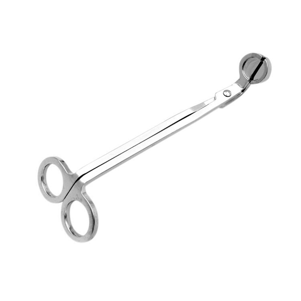 Coupe-bougie en acier inoxydable, coupe-mèche, tête ronde, 18cm, noir, Rose, or, argent, Bronze rouge: Silver