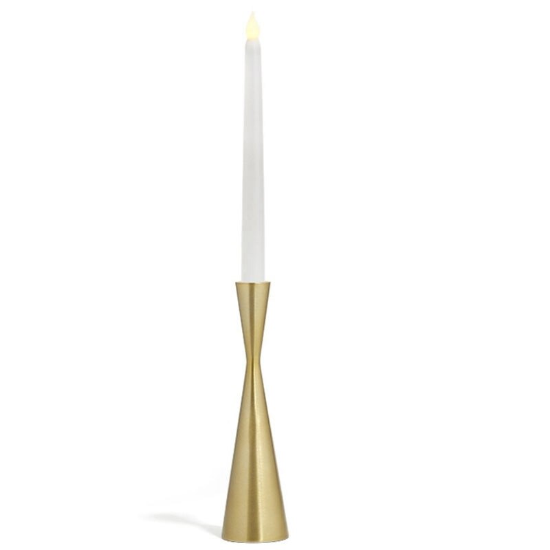 Chandelier conique, métal, forme de sablier, adapté au diamètre de chandelier Standard