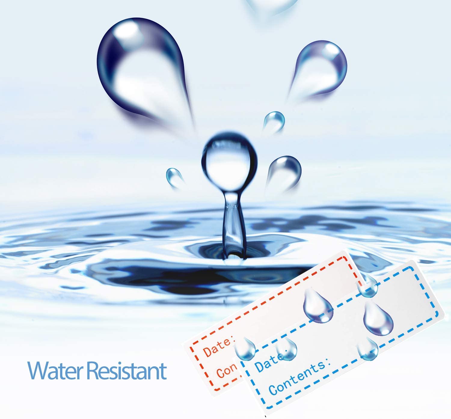 125pcs Freezer Food Label Self-Adhesive Date Label Food Storage Sticker Removable Refrigerator Label Waterproof Writable Sticker