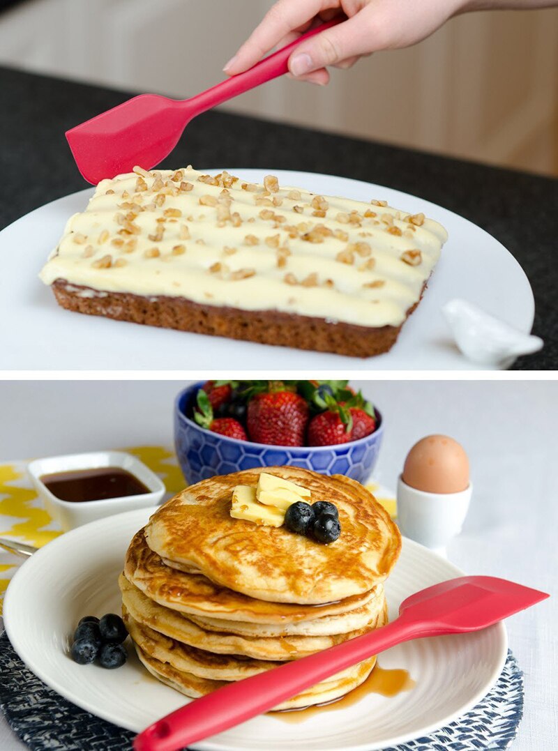 Food grade silicone spatula set non-stick pan butter cooking cake spatula spatula kitchen baking tool silicone spatula