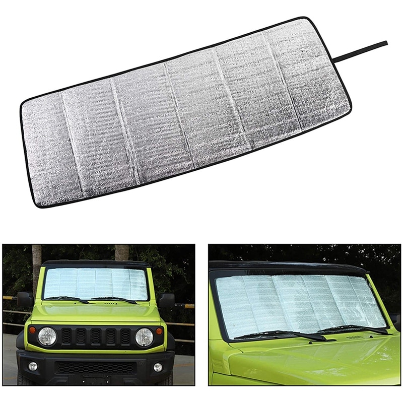 Bil vindruta solskydd skugga lock för suzuki jimny isolering skydd solskydd tillbehör