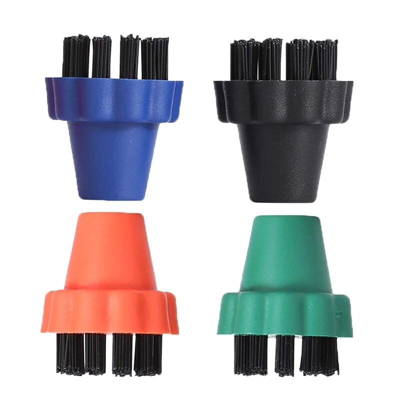Accesorios de cepillo redondo pequeño para Limpiador de vapor, piezas de repuesto para Karcher SV7 SV1802 SV1902/ 2.860-231,0, 4 unids/set por juego