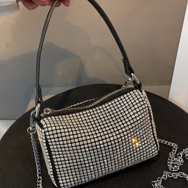 Zachte handtas clutch tas avondfeesttas dames handtassen dames handtassen dames handtas bling diamanten avond clutch tas