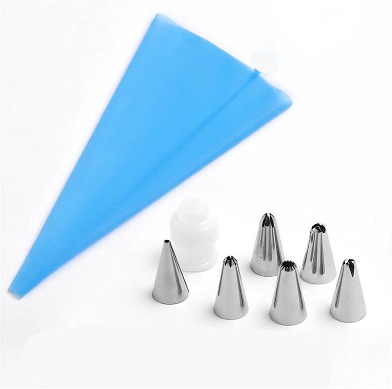 40 Uds. Boquillas para pastelería, herramientas de decoración de pasteles, boquillas para tarta casera crema de tienda, boquillas para decoración de repostería, boquillas para hornear: 8pcs