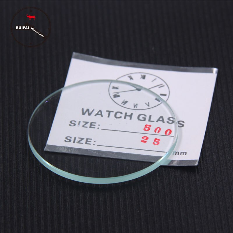 2 stks/partij 2.5mm Dikke Horloge Glas, 46mm-50mm Waterdicht Horloge Vervanging Onderdelen, 2 stks Groter Size Horloge Glas
