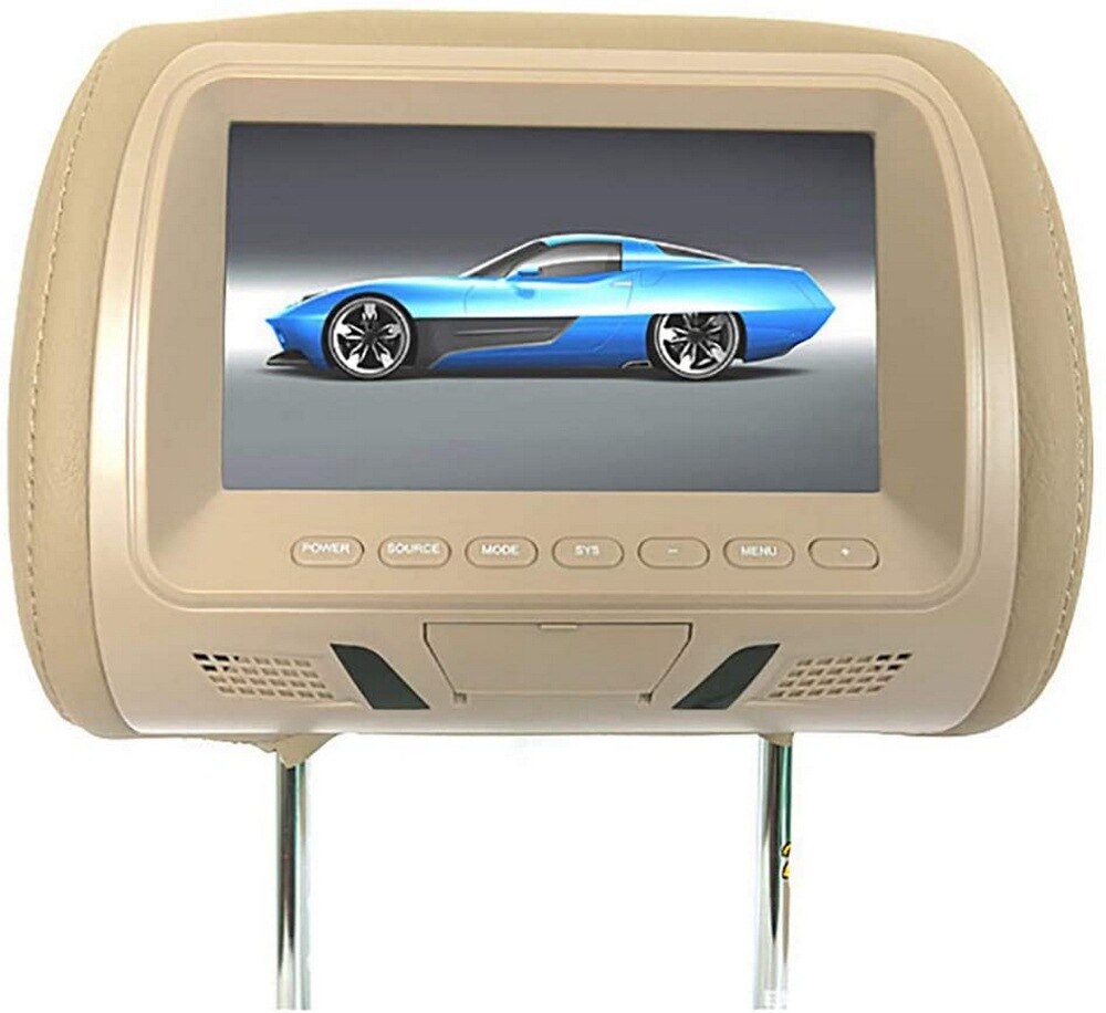 Universal Multi-language 7 Inch Auto Auto Hoofdsteun Monitor Rear Seat Entertainment Multimedia Speler Video Accessoires