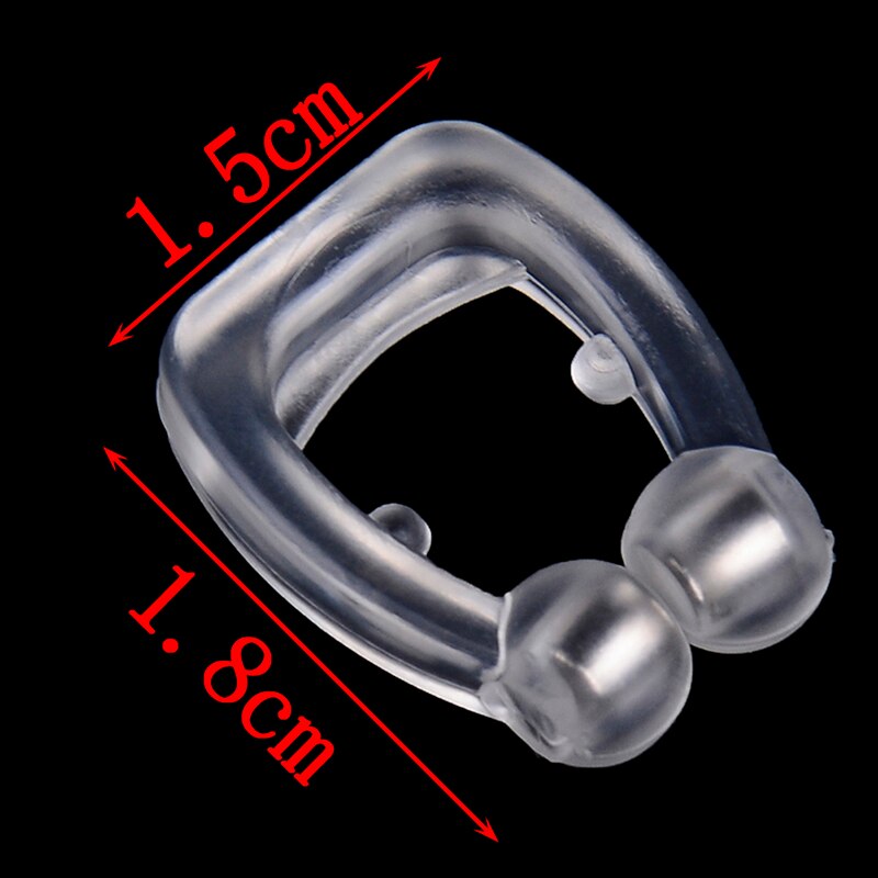 2/5 stk silikone magnetisk anti snorke stop snorken næse klip sove bakke sovemiddel apnø vagt nat enhed