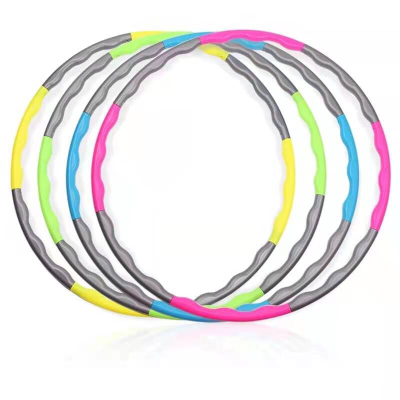 Set De 8 Cerceaux Amovibles Pour Enfants – Accessoire Sportif En Plastique Multi-couleurs, Diamètre 59 Cm