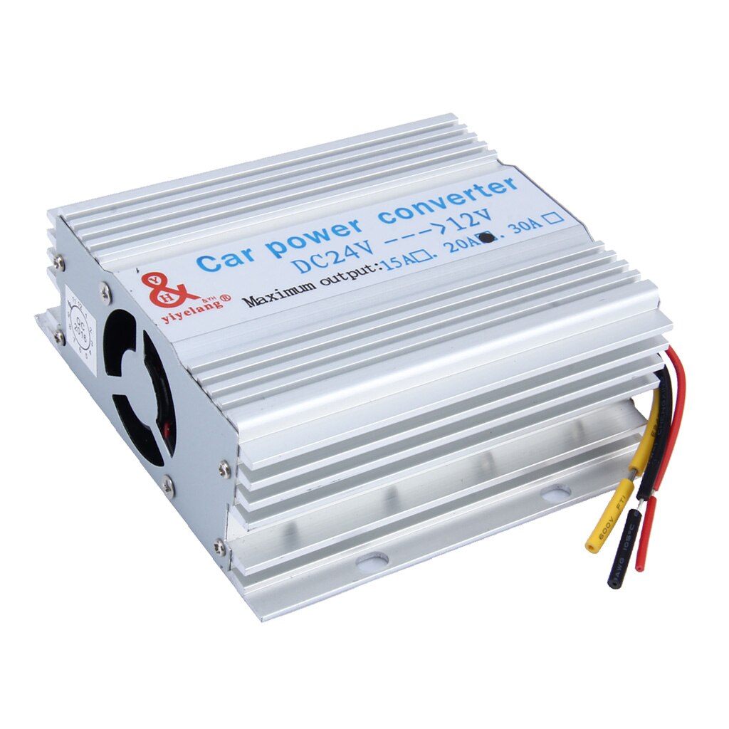 Car Power Supply DC 24V To 12V 20A Converter Step Down Inverter Transformer