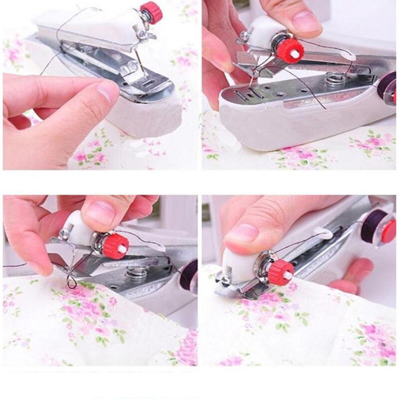Manual Portable Mini Sewing Machine Outdoor Simple Sewing Tools Handheld Sewing Machine Home Travel sewing tools