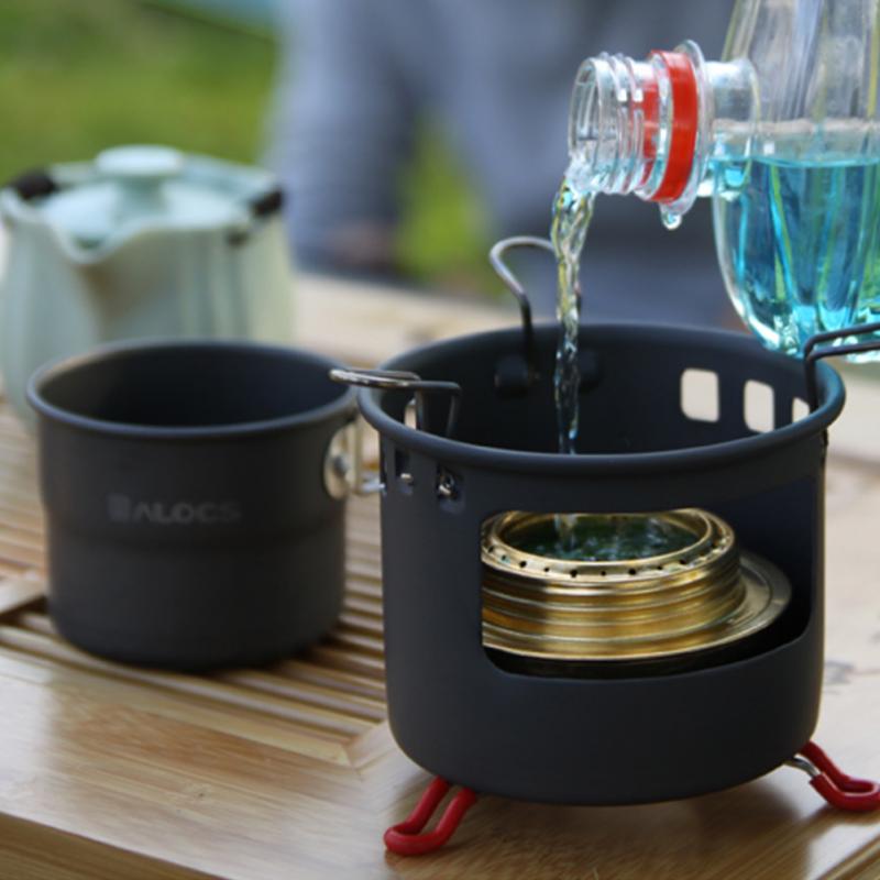 Taza plegable de aleación de aluminio para exteriores, taza portátil para acampar, café, té, para Picnic, novedad de