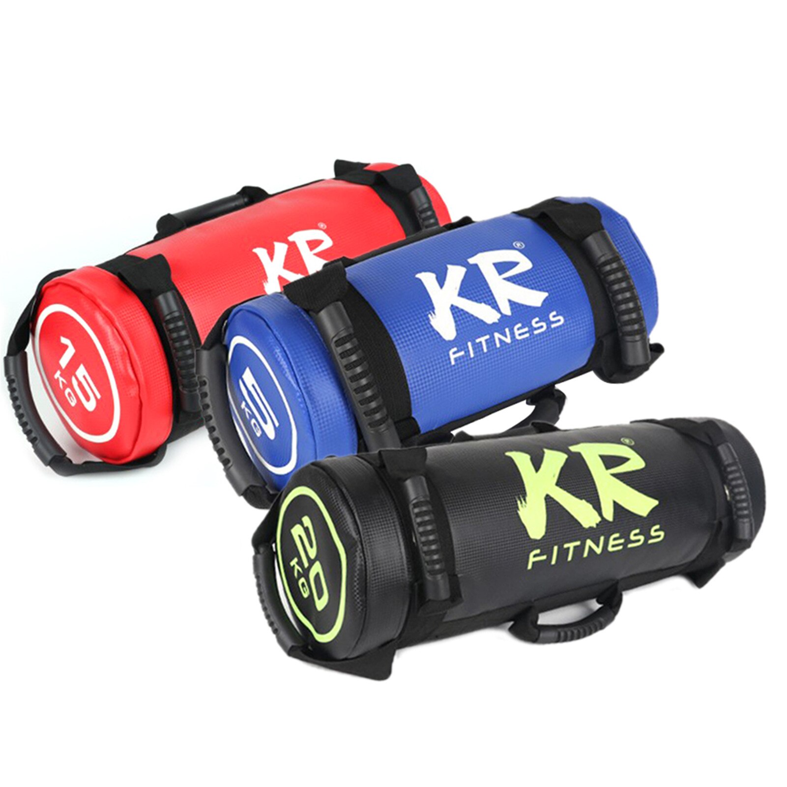 Bolsa de arena para entrenamiento de fuerza, saco de arena relleno de 5/10/15/20/25/30Kg, para Fitness, ejercicio, entrenamiento con pesas