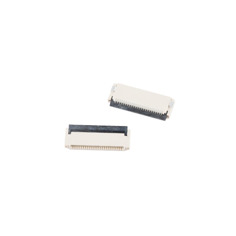 Conector FFC/FPC de 10 piezas, adaptador de Cable plano de 0,5 MM, 4/6/8/10/12/14/16-30/32/40/50/60 Pines, con tapa trasera, de inserción frontal