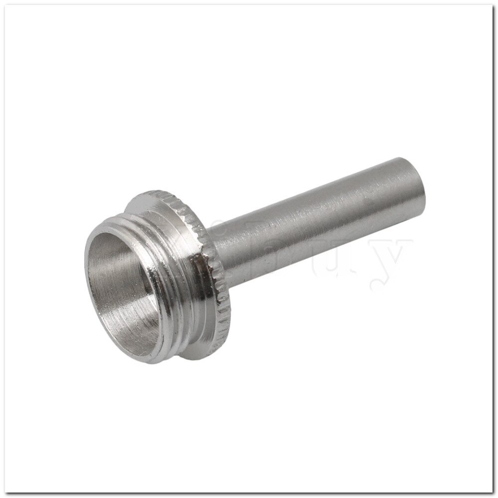 Yibuy 2.9x1.4 cm Zilver Kleur Metal 1.2 cm Stijl Draad Hoorn Zuiger Stuurpen Onderdelen voor Trompet Klep Zuiger stengels Reparatie