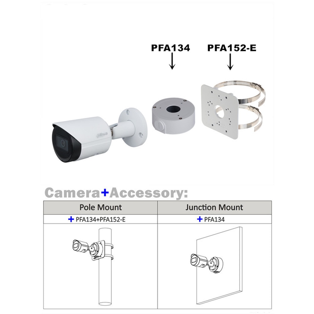 5 Stks/pak Dh PFA134 Waterdichte Aansluitdoos DH-PFA134 Voor Ip Camera Cctv Camera Netwerk Camera Bullet Camera Hdcvi Camera