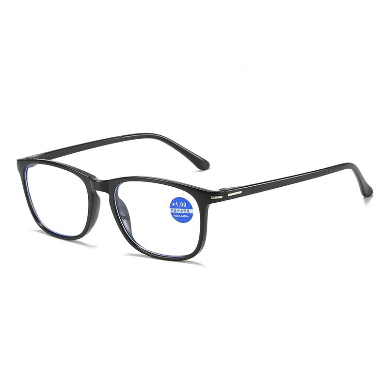 Reading Glasses Men Women Vintage Anti Blue Light Presbyopic Eyeglasses Round Full Frame Eyewear +1.0+1.5+2.0+2.5 +4.0: GRAY / +350