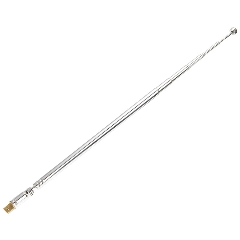 Antena telescópica de repuesto para Radio aérea, receptor de antena FM Universal para equipo de Radio, 60cm, 6 secciones, 1 ud.