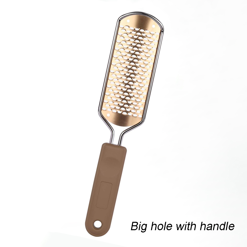 Foot File Callus Remover Tools for Dead Dry Skin Removal Salon Home Pedicure Tool Feet Rasp Callus Remover Heels Grater Scraper: Pink
