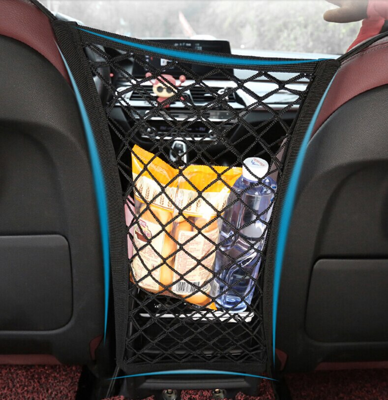 Car Organizer Net Storage Seat Back Stowing cargo net For dodge caliber ram 1500 caravan charger journey Neon Dart Viper