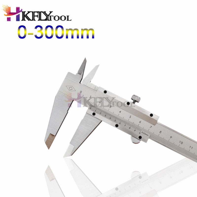 0-300mm Vernier Caliper Steel Vernier Caliper Micrometer Inner Outer Diameter Gauge Pie De Rey Paquimetro Measuring Tools