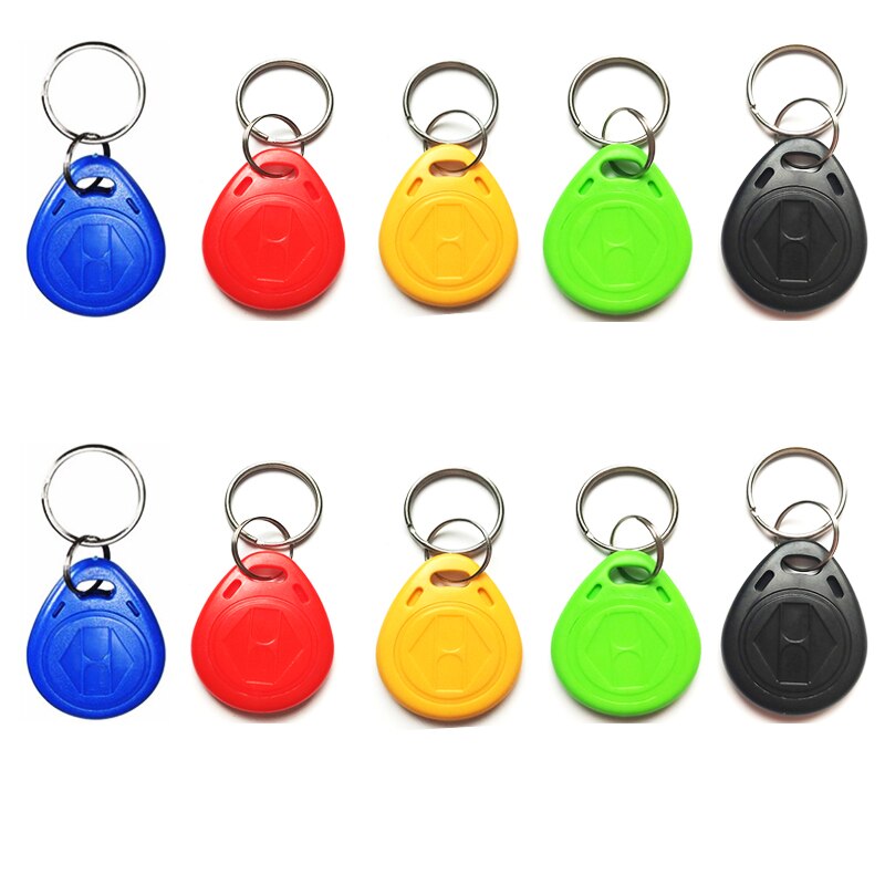 10pcs 13.56 Mhz Block 0 Sector Rewritable RFID M1 S50 UID Changeable Card Tag Keychain NO.2 Keyfob ISO14443A