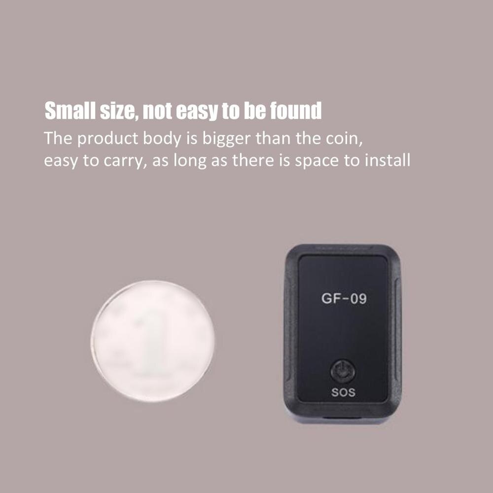 GF-09 Mini GPS Real Time Tracker Car Pet Anti-theft Locator Tracking Device Real-time Vehicle Locator