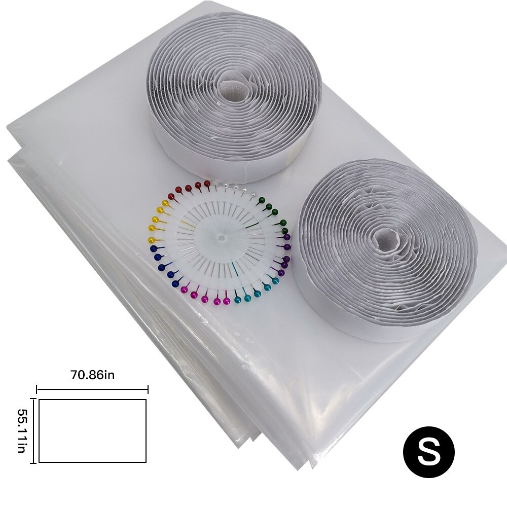 Transparent Car Partition Curtain Film Taxi Driver Car Isolation PVC Protection Film Curtain For Uber Taxi Driver Passenger: S