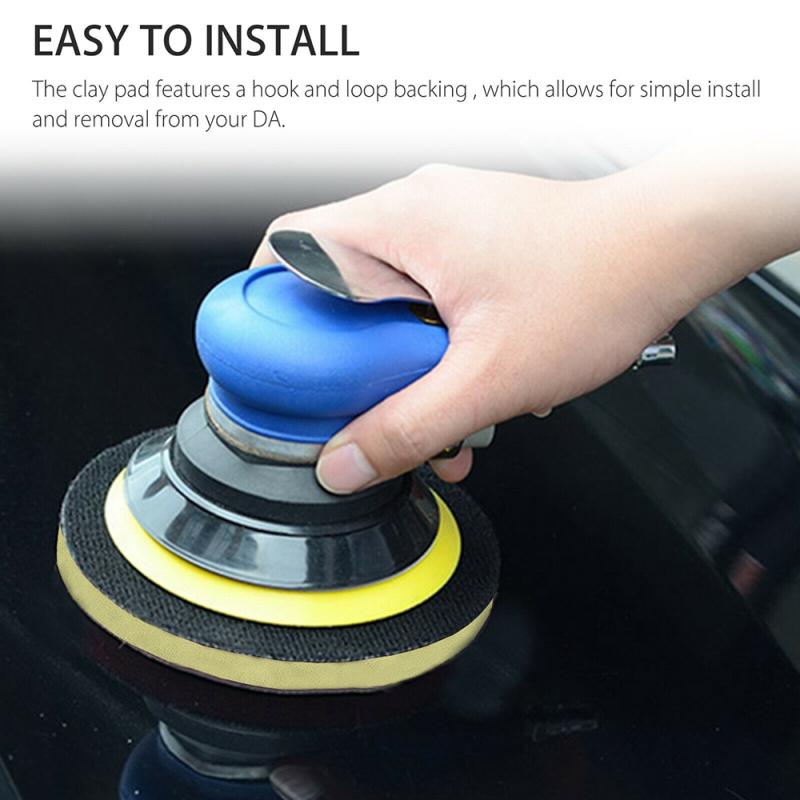 Paint Care 6 Clay Round Sponge Wax Cleaning Pad Car Wash Bar Mud Removed Cleaner Car Wash Maintenance Accessories