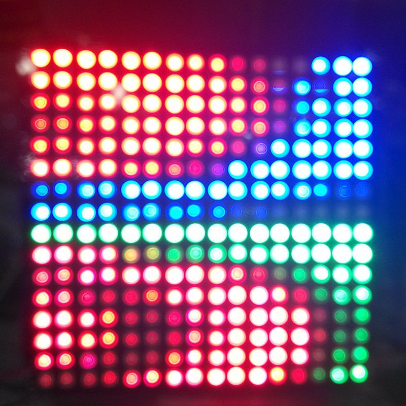 16x16 8x32 8x8 led Pixels WS2812B Digital Flexible LED Panel Individually addressable Full Dream Color DC5V